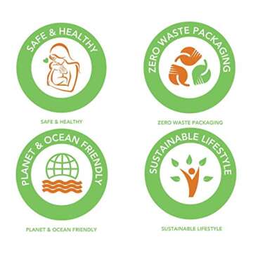 Ecozoi Reusable Beeswax Food Wraps, Assorted 4 Pack Sandwich Wraps, Plastic Free Food Storage Ideal For Kitchen Storage, Bread Wraps, Vegetable & Fruit Bowl Covers, Zero Waste | 1s, 1m, 1l, & 1xl