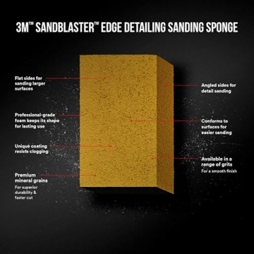 3M Dual Angle Sanding Sponge for Perfect Surfaces