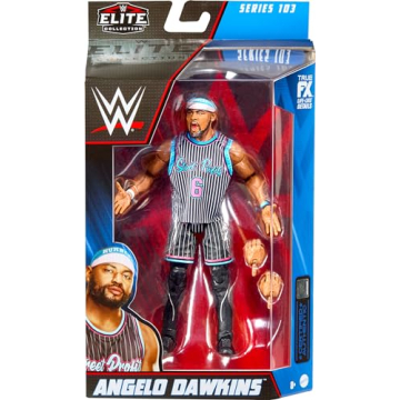 Mattel WWE Elite Angelo Dawkins Action Figure - 6 inch Collectible