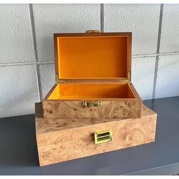 Cruiser’s Caché Burl Wood Design Boxes for Elegant Storage
