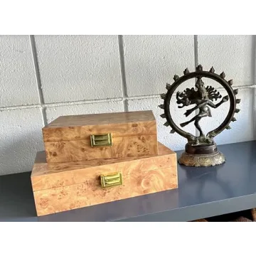 Cruiser’s Caché Burl Wood Design Boxes for Elegant Storage