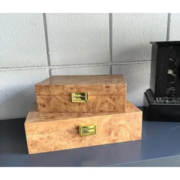 Cruiser’s Caché Burl Wood Design Boxes for Elegant Storage