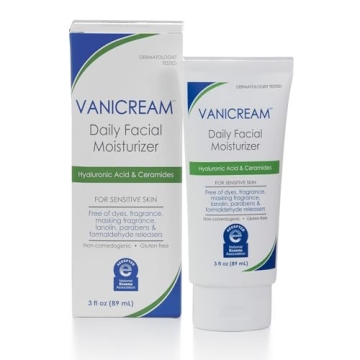 Vanicream Daily Facial Moisturizer - Sensitive Skin Savior with Ceramides & Hyaluronic Acid