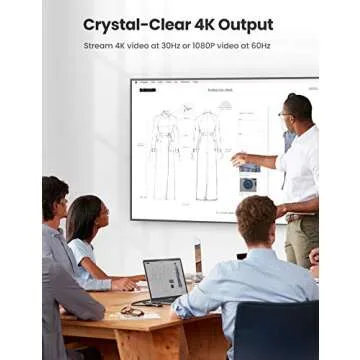 UGREEN USB C Hub 6 in 1 Dongle to HDMI 4K 2 USB 3.0 Ports SD TF Card Reader 100W PD Charging Adapter Dock Station for MacBook Pro Air 2020 2019 2018 Galaxy Note 10 S10 S9 S8 Surface Go XPS 13 15