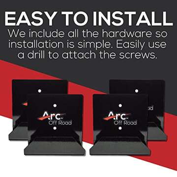 The Original Arc Off Road Door Hanger Bracket for Jeep Wrangler and Gladiator