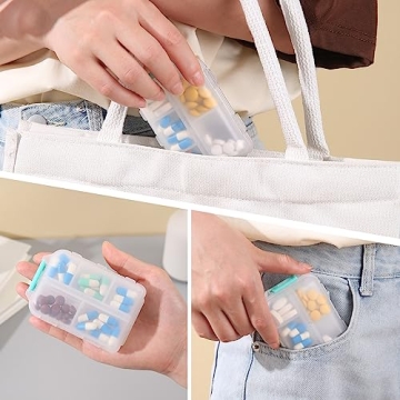 Zuihug Travel Pill Organizer Compact and Portable Solution