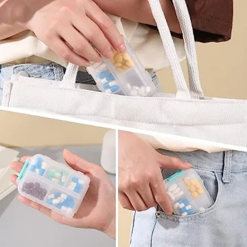Zuihug Travel Pill Organizer Compact and Portable Solution