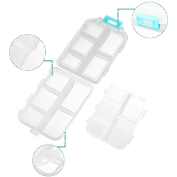Zuihug Travel Pill Organizer Compact and Portable Solution