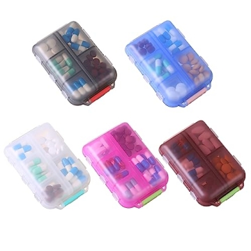 Zuihug Travel Pill Organizer Compact and Portable Solution