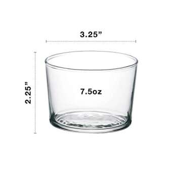 Bormioli Rocco Tempered Glass Set Of 12 Mini Tumblers