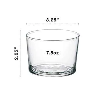 Bormioli Rocco Tempered Glass Set Of 12 Mini Tumblers