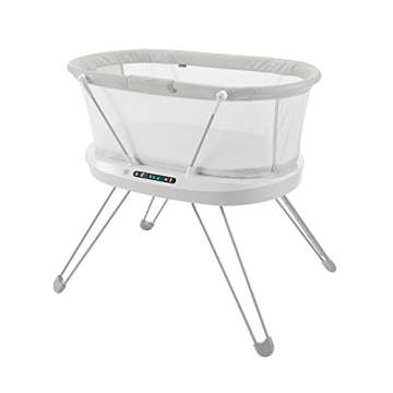 Fisher-Price Baby Bedside Sleeper Luminate Bassinet with Sound Detection plus Customizable Lights Mu...