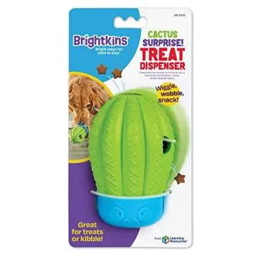 Brightkins Cactus Surprise Treat Dispenser - Treat Dog Toys, Treat Dispenser for Dogs, Dog Birthday ...