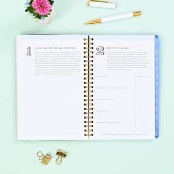 Blue Sky Day Designer Planner 2021-2022 Essential Organizer