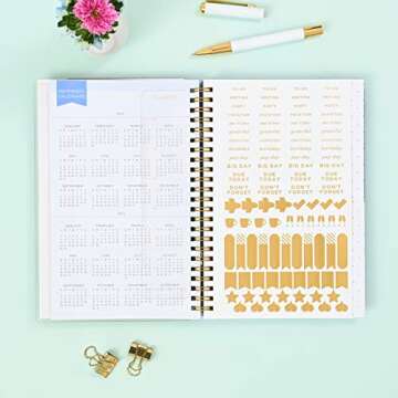 Blue Sky Day Designer Planner 2021-2022 Essential Organizer
