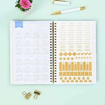 Blue Sky Day Designer Planner 2021-2022 Essential Organizer