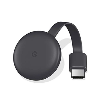 Google Chromecast 3 Media Streamer Renewed - Black