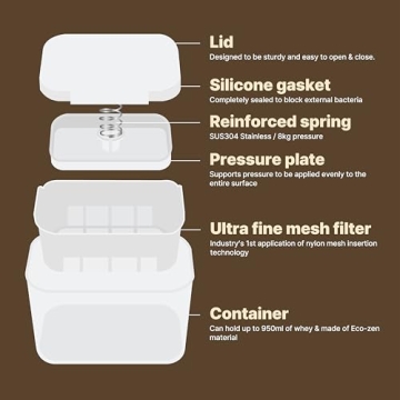 Delicious Greek Yogurt Maker with Eco-Friendly Strainer