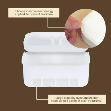 Delicious Greek Yogurt Maker with Eco-Friendly Strainer