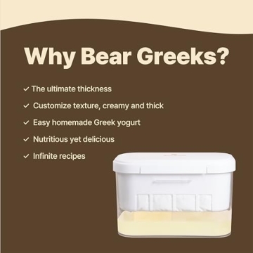 Delicious Greek Yogurt Maker with Eco-Friendly Strainer