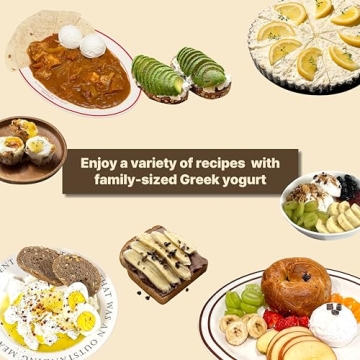 Delicious Greek Yogurt Maker with Eco-Friendly Strainer