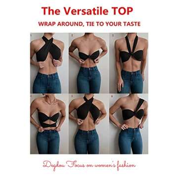 Dgebou Summer Elegant Two Piece Outfits for Women, Sexy Halter Criss Cross Tank Crop Tops and Wide Leg Pants Sets Shiny Clubwear (White-1, S)