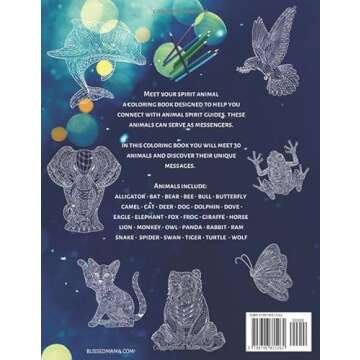 Meet Your Spirit Animal: A coloring book to connect with your animal spirit guides for adults and children