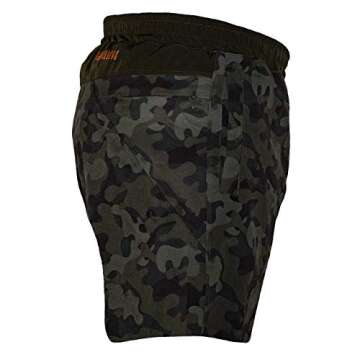 Meripex Apparel Men's Freeballer 6" Athetic Gym Performance Sport Shorts – Perfect for Running, Weightlifting, and Yoga (Large, The Generals)