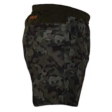 Meripex Apparel Men's Freeballer 6" Athetic Gym Performance Sport Shorts – Perfect for Running, Weightlifting, and Yoga (Large, The Generals)