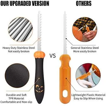 17 PCS Pumpkin Carving Kit for Kids & Adults with Case