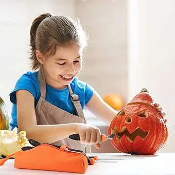 17 PCS Pumpkin Carving Kit for Kids & Adults with Case