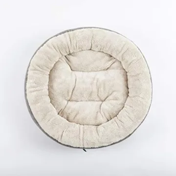 Love's Cabin Round Donut Pet Bed for Cats and Dogs