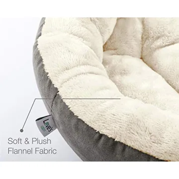 Love's Cabin Round Donut Pet Bed for Cats and Dogs