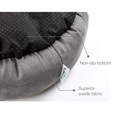Love's Cabin Round Donut Pet Bed for Cats and Dogs
