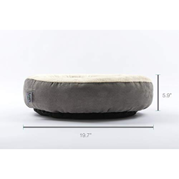 Love's Cabin Round Donut Pet Bed for Cats and Dogs
