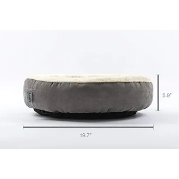 Love's Cabin Round Donut Pet Bed for Cats and Dogs