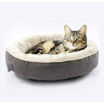 Love's Cabin Round Donut Pet Bed for Cats and Dogs