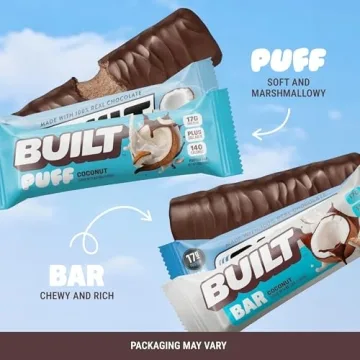 Built Protein Bars Variety Pack for Healthy Snacking