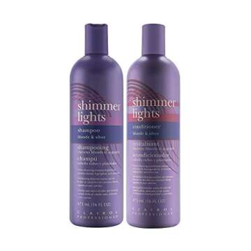Clairol Shimmer Lights Shampoo & Conditioner Bundle 16 oz