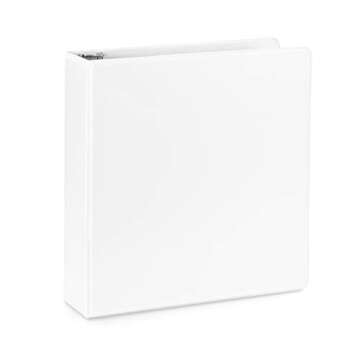 4 Pack 2 Inch 3 Ring Binders, Rugged Design for Home, Office, and School, Designed for of 8.5 Inch x 11 Inch Paper, Purple, White, Aqua Blue, Pink, 4 Binder Assorted Pack, Made in USA