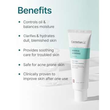 CENTELLIAN 24 Madeca Acnience Cream (1.69fl oz) - Revitalizing & Hydrating Blemish Care Cream, Balances Oil & Moisture, Non-Comedogenic, Low Irritation, Korean Skin Care. Centella Asiatica Extract