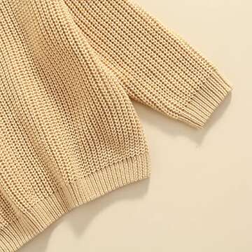 CIYCUIT Toddler Baby Warm Long Sleeve Knit Sweater