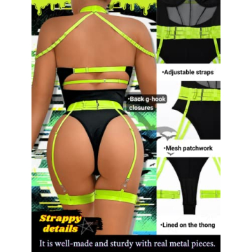 Kaei&Shi Sexy Corset Bodysuit for Women in X-Large