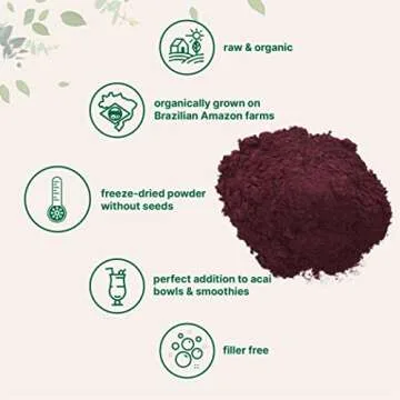 Organic Acai Powder | 100% Natural and Nutrient-Dense