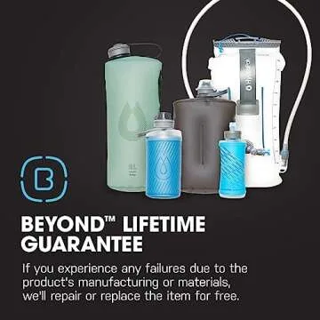 Hydrapak Force Ultra-Durable Water Bladder/Reservoir for Hydration Backpacks, 2-Liter (66 oz.), Insulated Tube, Safe & Reliable, Grey (A522)