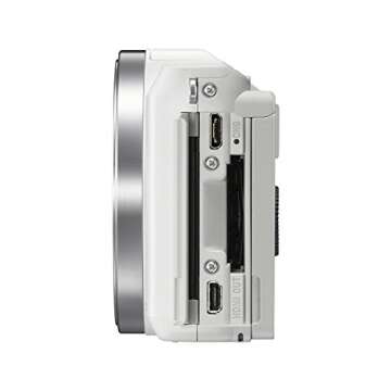 Sony Alpha a5000 Mirrorless Digital Camera with 16-50mm OSS Lens (White)