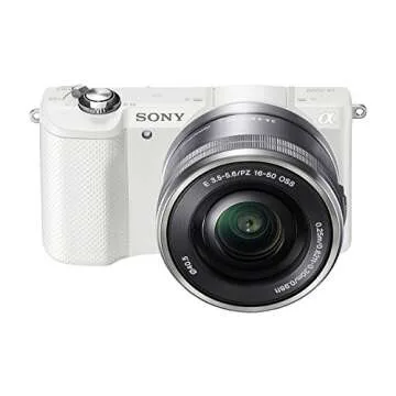 Sony Alpha a5000 Mirrorless Digital Camera with 16-50mm OSS Lens (White)