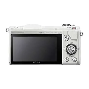 Sony Alpha a5000 Mirrorless Digital Camera with 16-50mm OSS Lens (White)