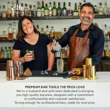 A Bar Above Premium Quality Channel Knife, Stainless Steel Bar Tool, Garnish for Cocktail Mixers, Lemon Zester, and Fruit Peeler, Professional Grade Bar Accessory, Gold