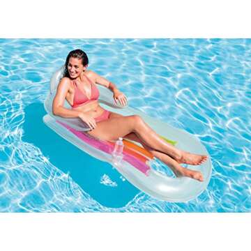 Intex King Kool Inflatable Lounger for Summer Fun